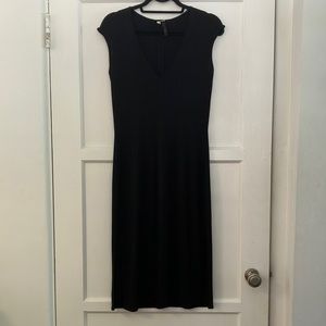 Elegant black Nick Nova cocktail dress.